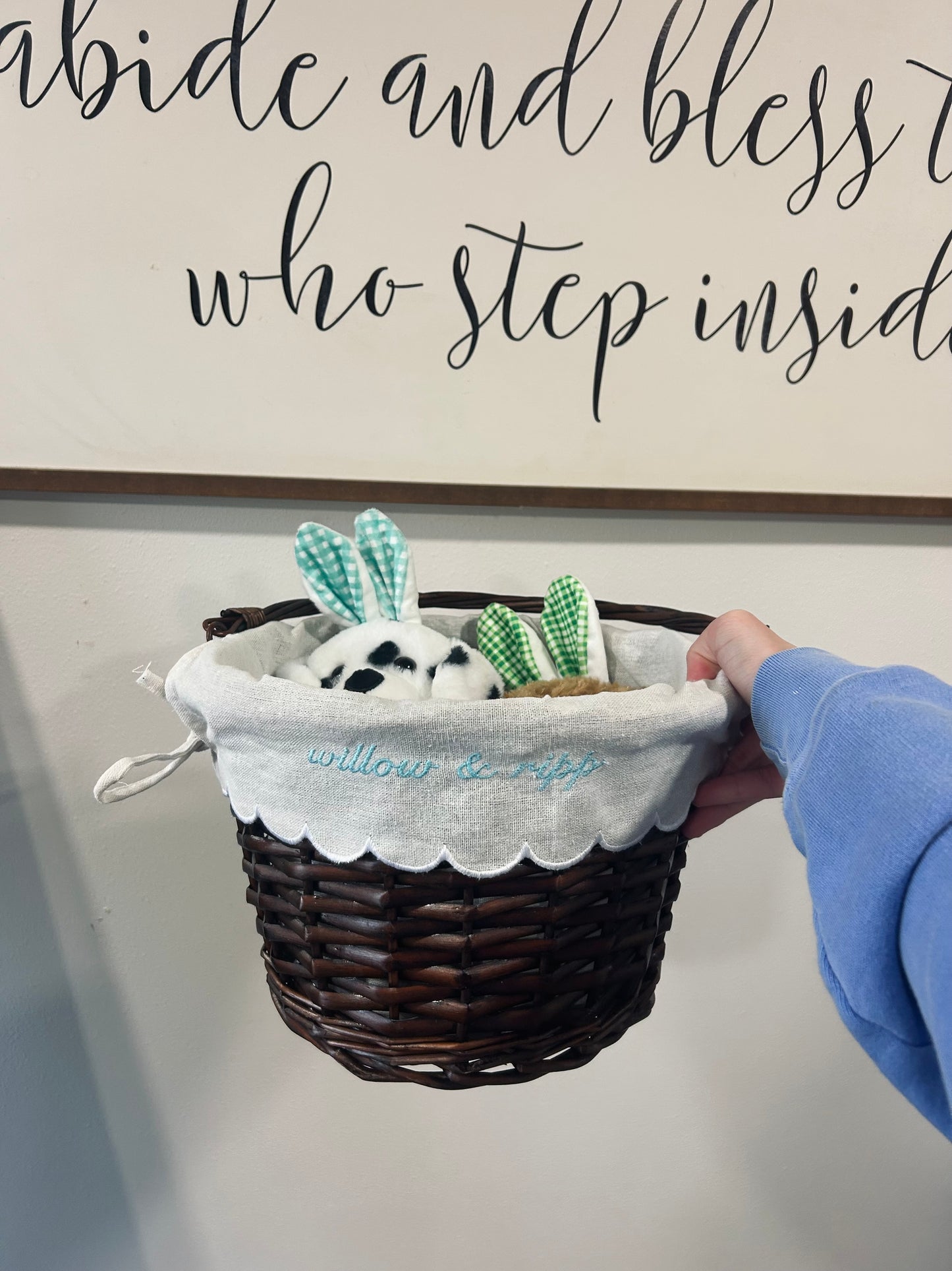 Embroidered Easter Basket