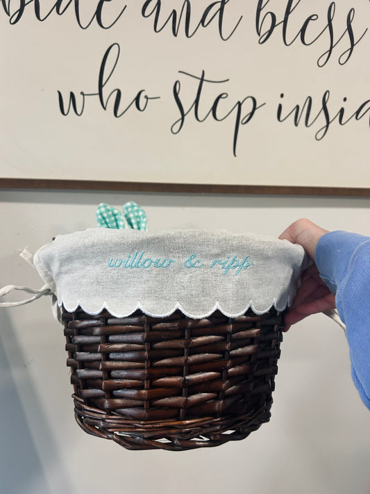 Embroidered Easter Basket