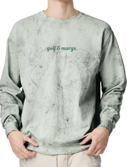 golf & margs green crewneck